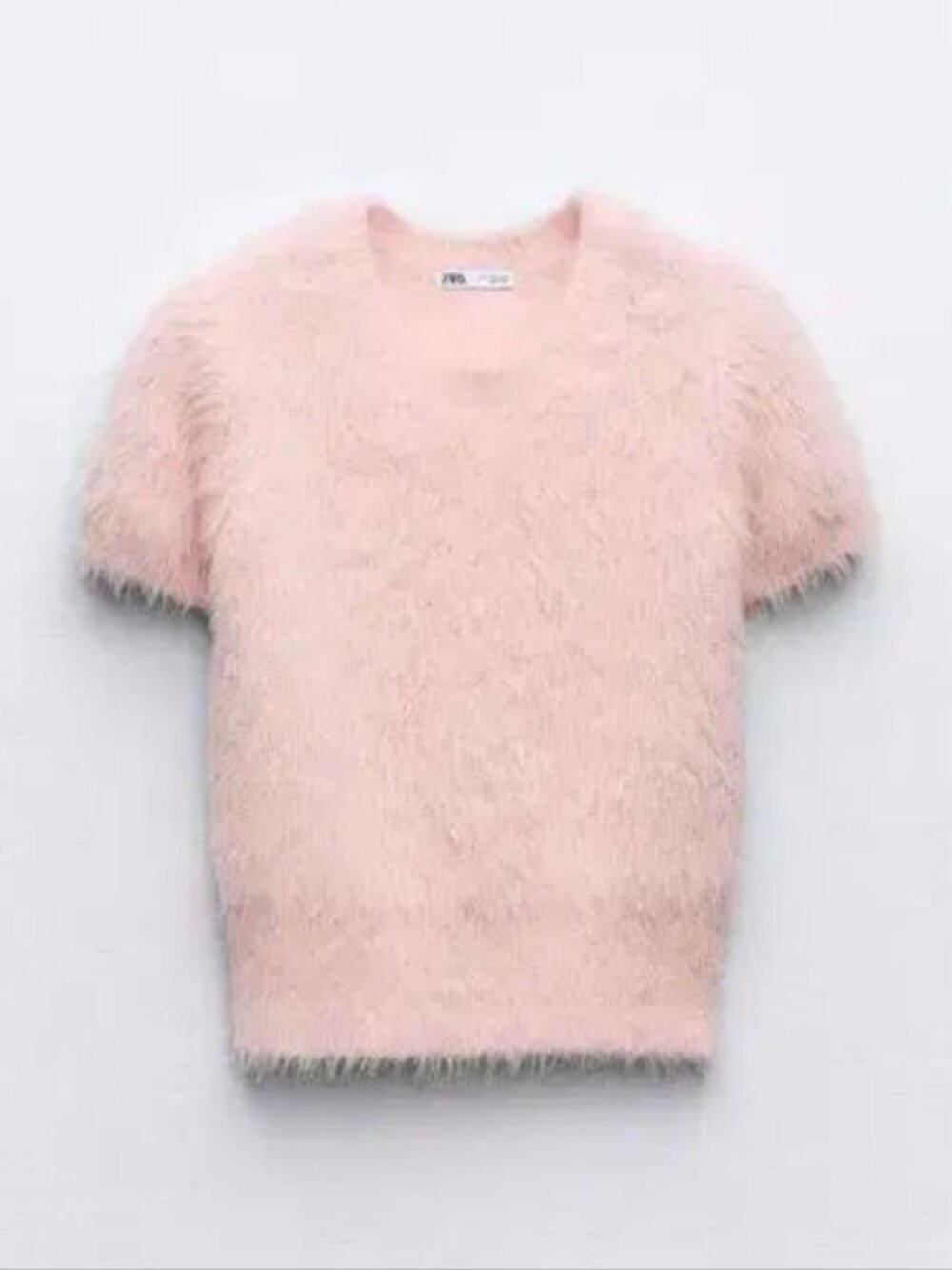 ZARA Women's Faux Fur Top Size M in Pink